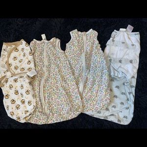 Baby sleep sack swaddles